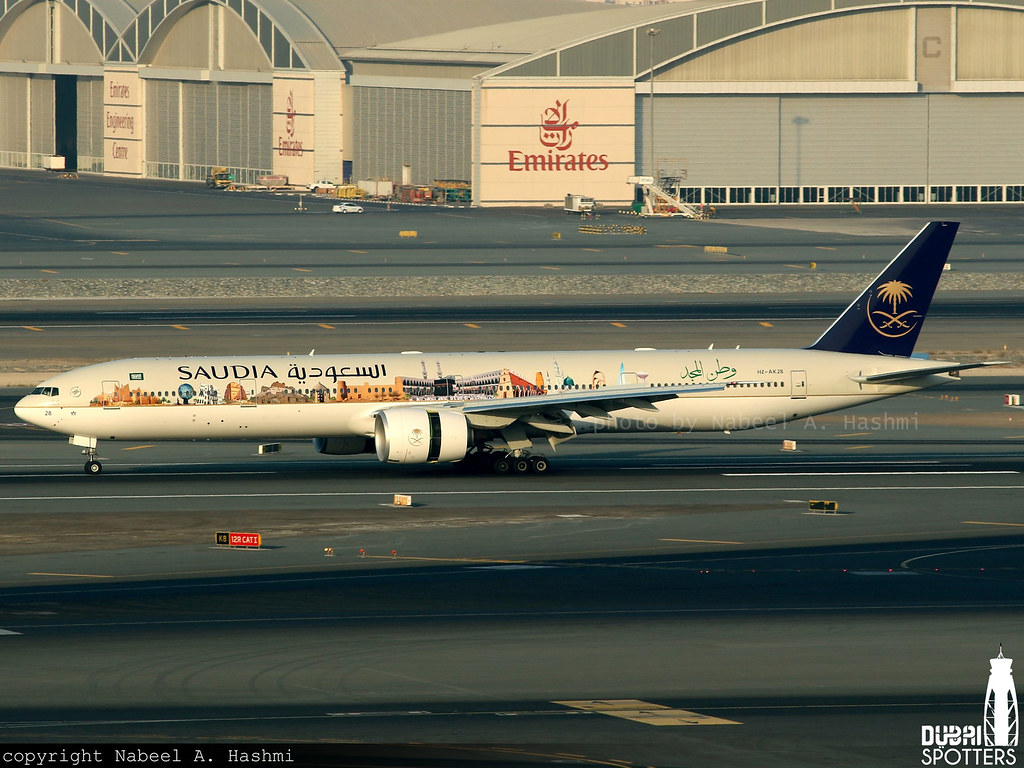 Saudia Airliners 777 Livery - HD Wallpaper 
