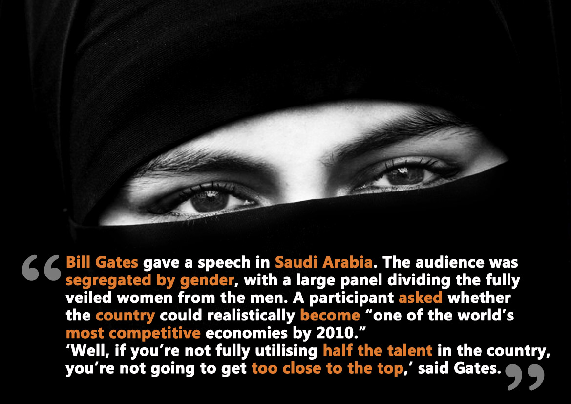 Bill Gates Gave A Speech In Saudi Arabia - Best Fact In The World - HD Wallpaper 