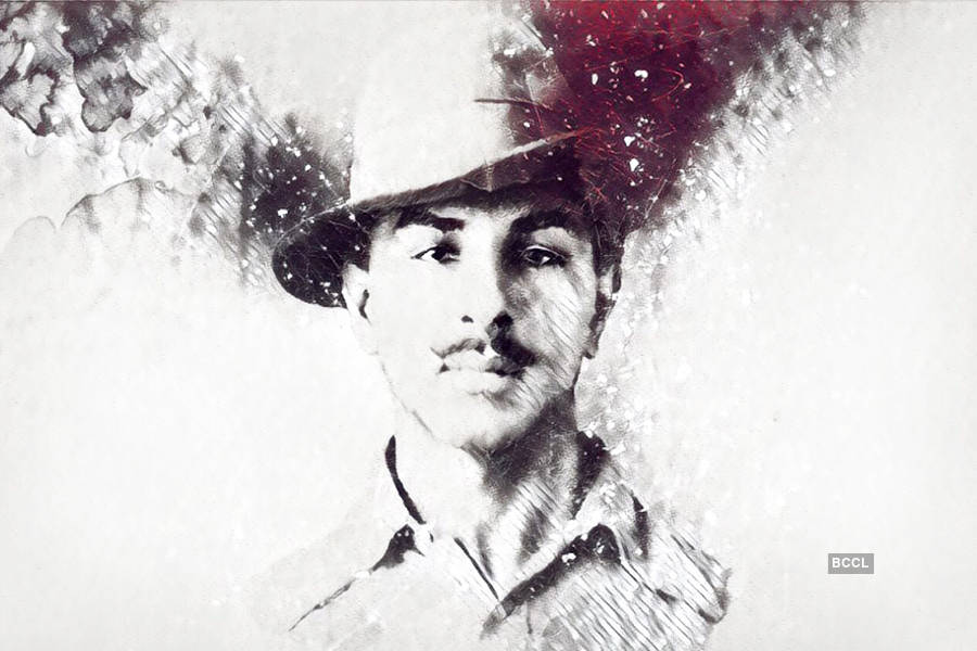 Remembering Bhagat Singh On His 112th Birth Anniversary - Happy Birthday Shaheed Bhagat Singh - HD Wallpaper 