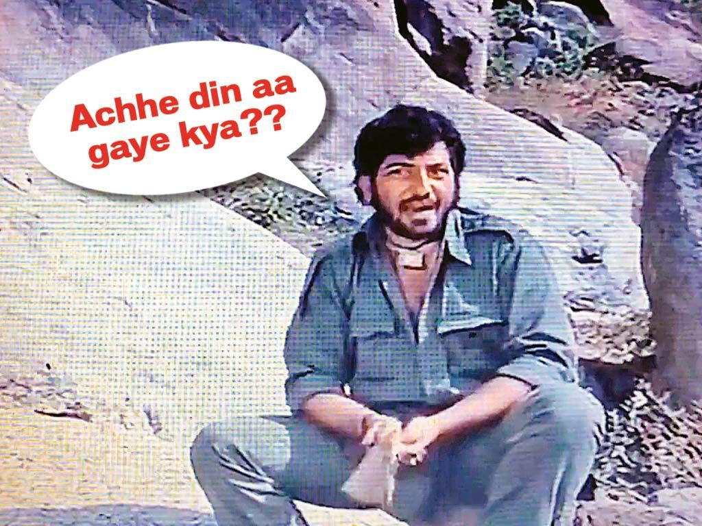 Amjad Khan Sholay Dialogue - HD Wallpaper 