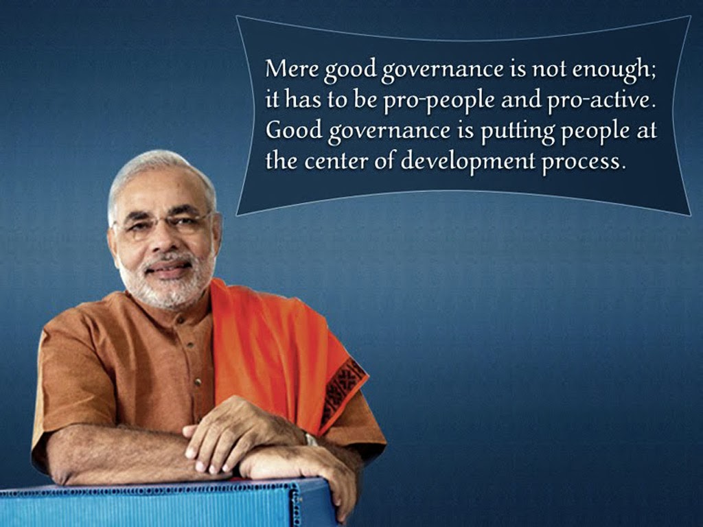 Narender Modi Quotes Wallpapers For Desktop Narender - Quotes About Governance In Education - HD Wallpaper 