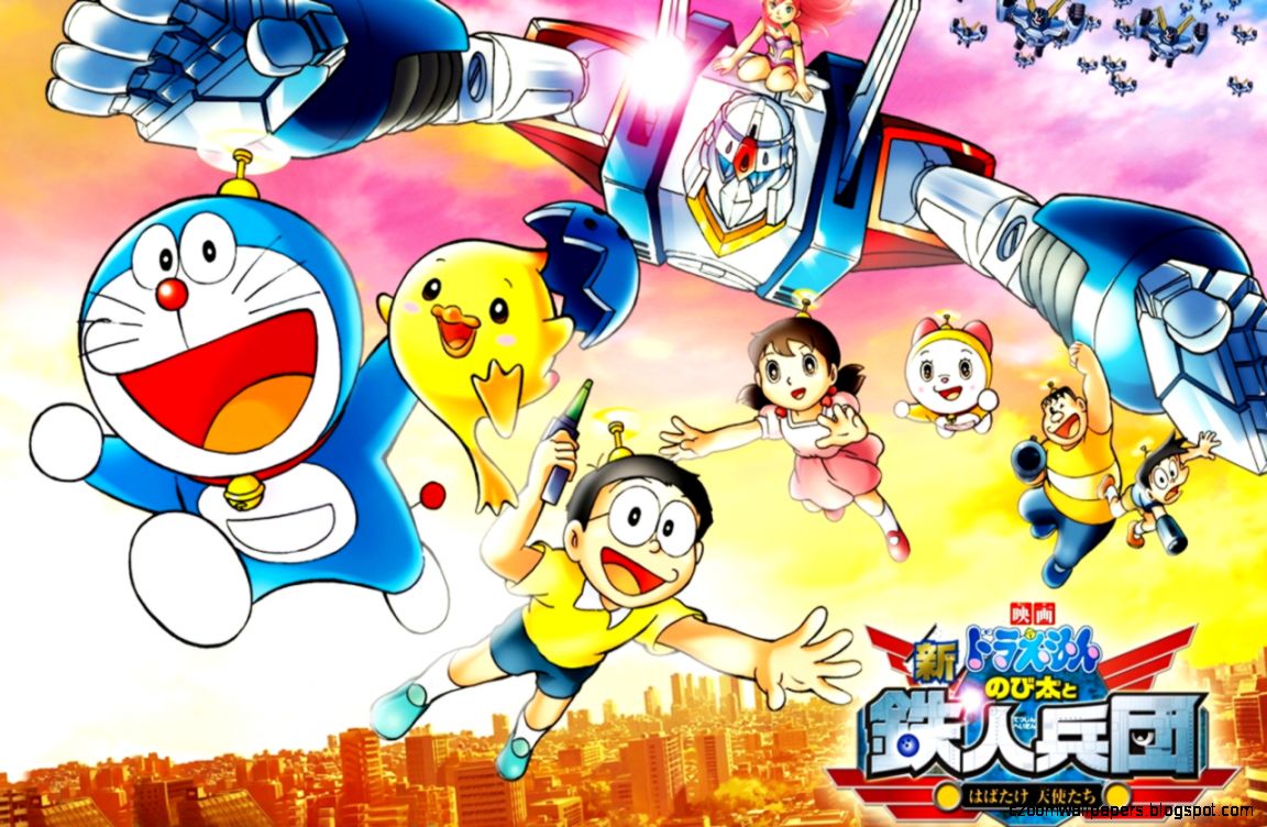 Doraemon And Friends Doraemon Wallpaper 33152129 Fanpop - Doraemon In Nobita And The Steel Troops - HD Wallpaper 