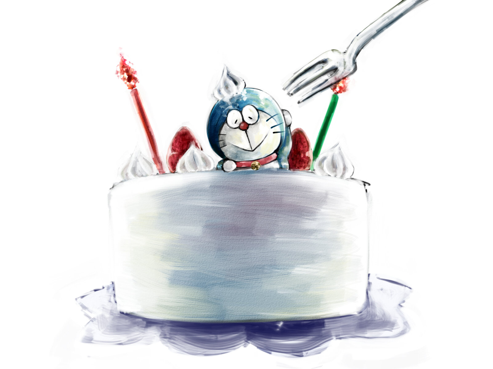 Free Download Doraemon Background Id - Cartoons Background Doraemon - HD Wallpaper 