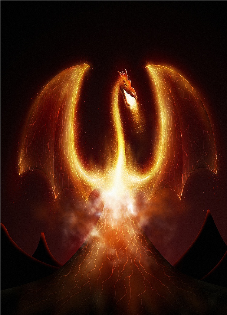 Dangerous Dragion - Fire Dragon - HD Wallpaper 