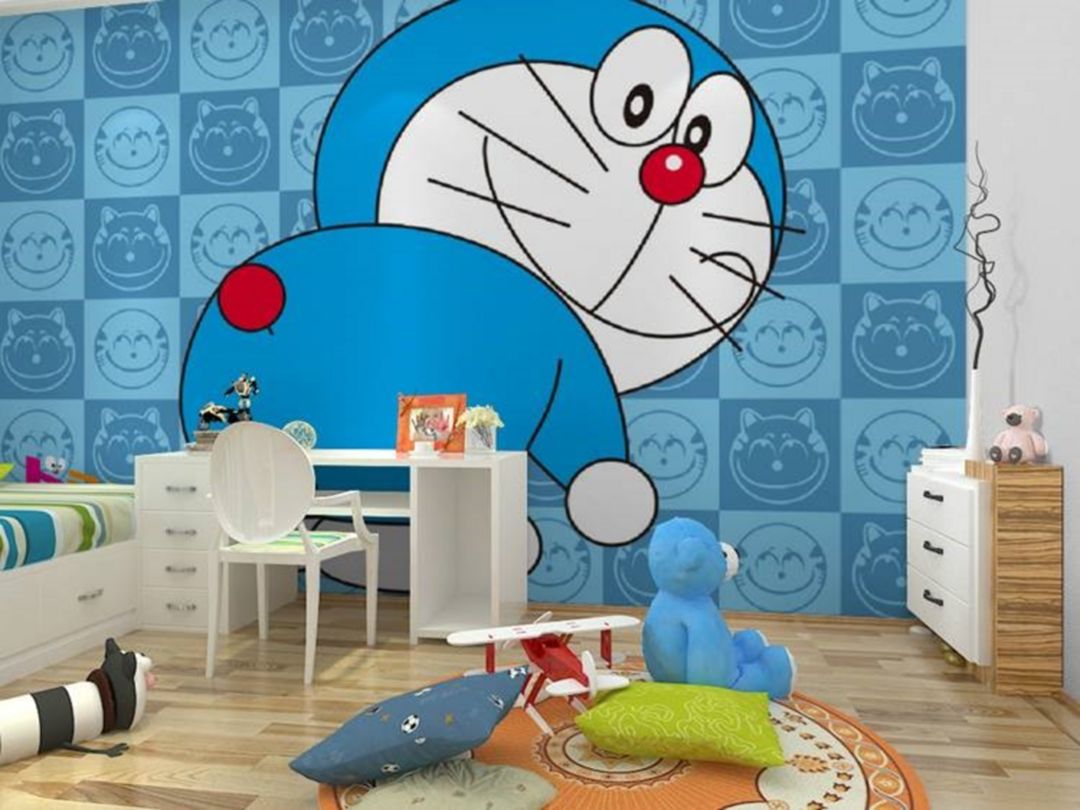 Doraemon Wallpaper To Complete The Room3 - วอลเปเปอร์ ติด ห้อง โด เร ม่อน - HD Wallpaper 