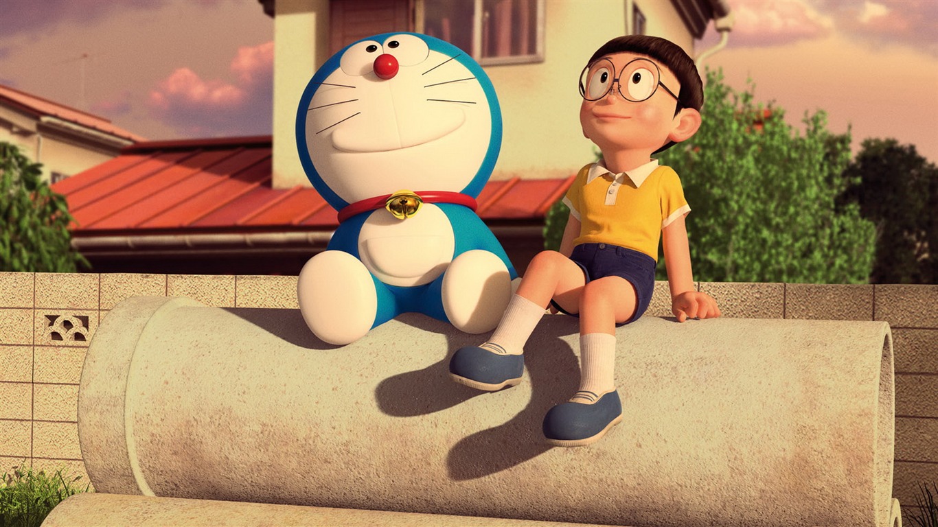 Stand By Me Doraemon Movie Hd Widescreen Wallpaper - Doraemon And Nobita Wallpaper Hd - HD Wallpaper 