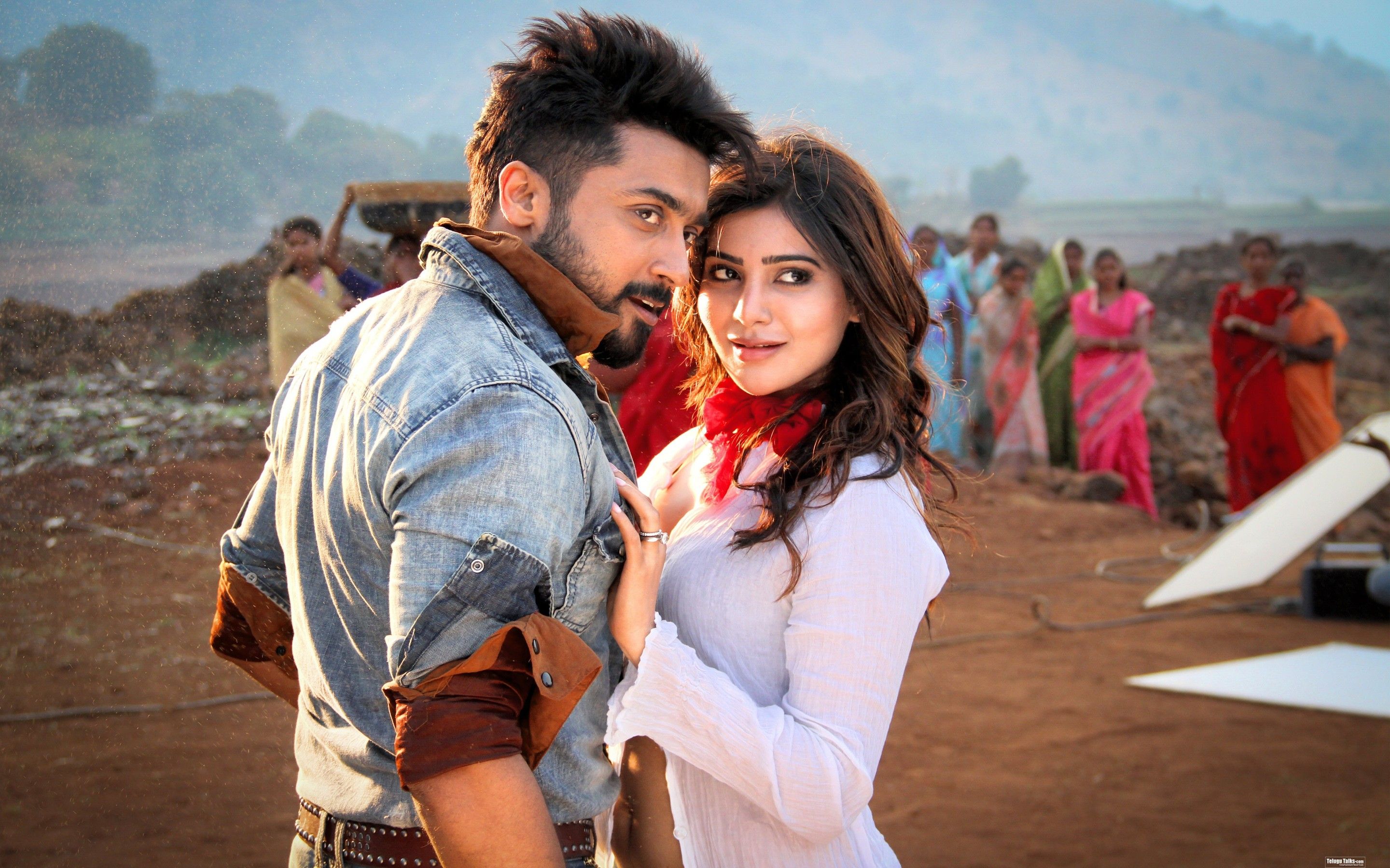 Anjaan Surya And Samantha - HD Wallpaper 