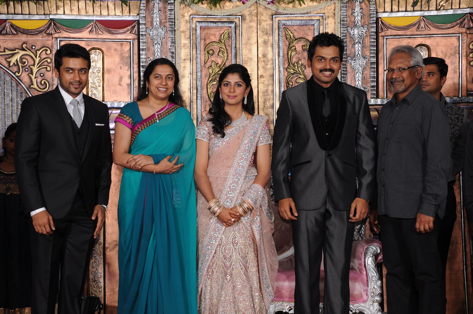 Karthi And Ranjani Reception - HD Wallpaper 