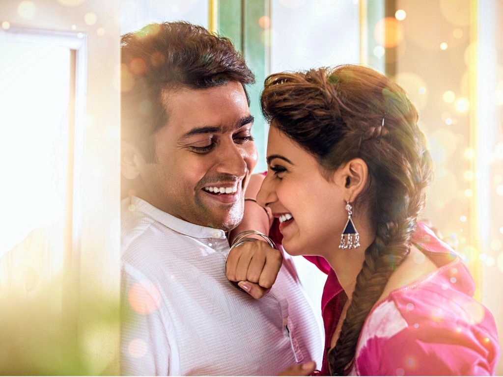 Suriya And Samantha 24 - HD Wallpaper 