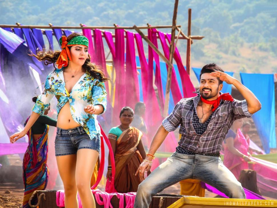 Suriya And Samantha In Sikandar Movie Wallpaper,suriya - Samantha In Anjaan Songs - HD Wallpaper 