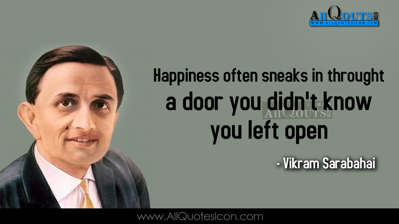 Vikram Sarabahai English Quotes Images Best Inspiration - Dr Vikram Ambalal Sarabhai - HD Wallpaper 
