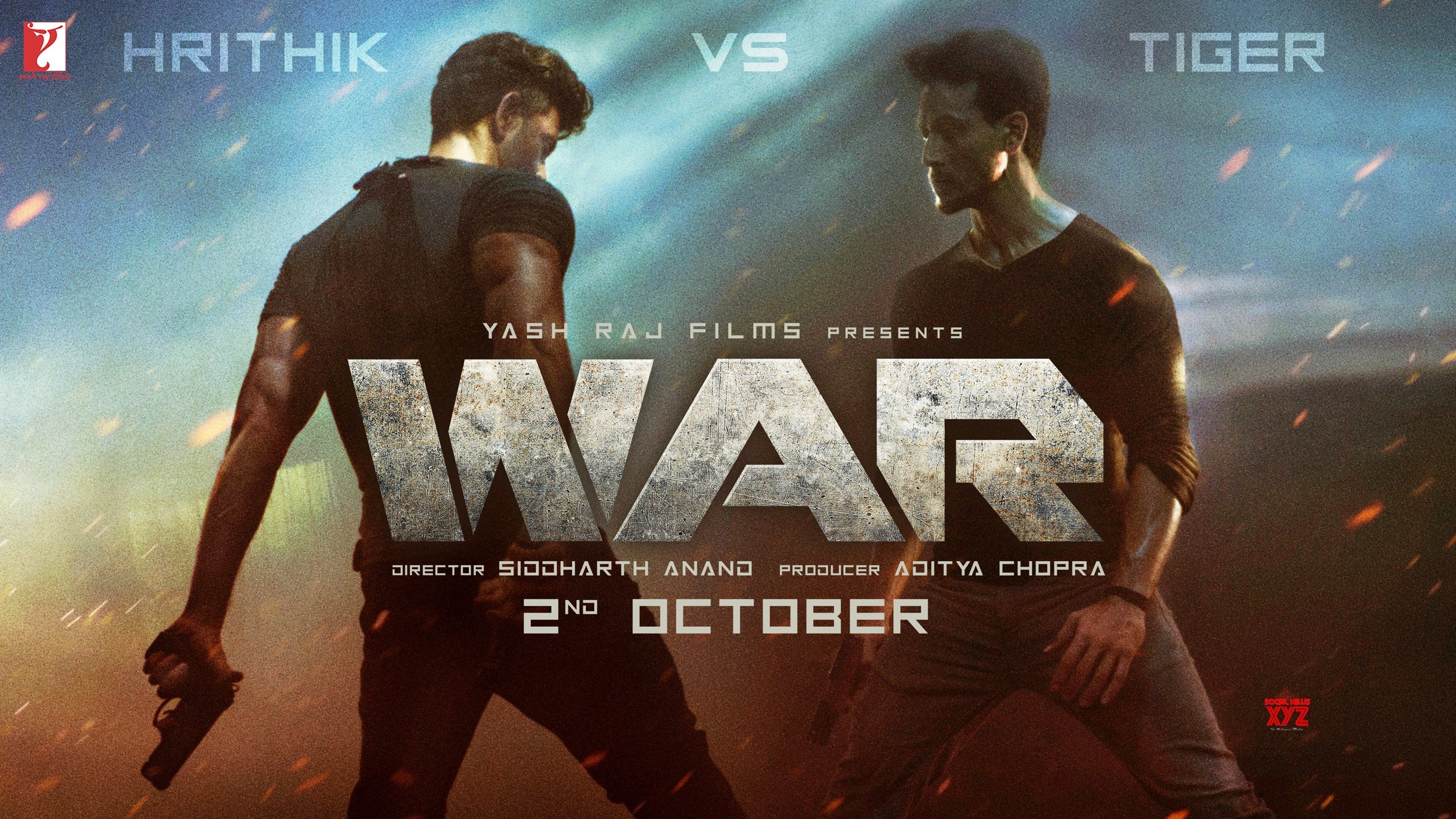 Hrithik Roshan And Tiger Shroff War 2019 Movie 4k Wallpaper War Tiger