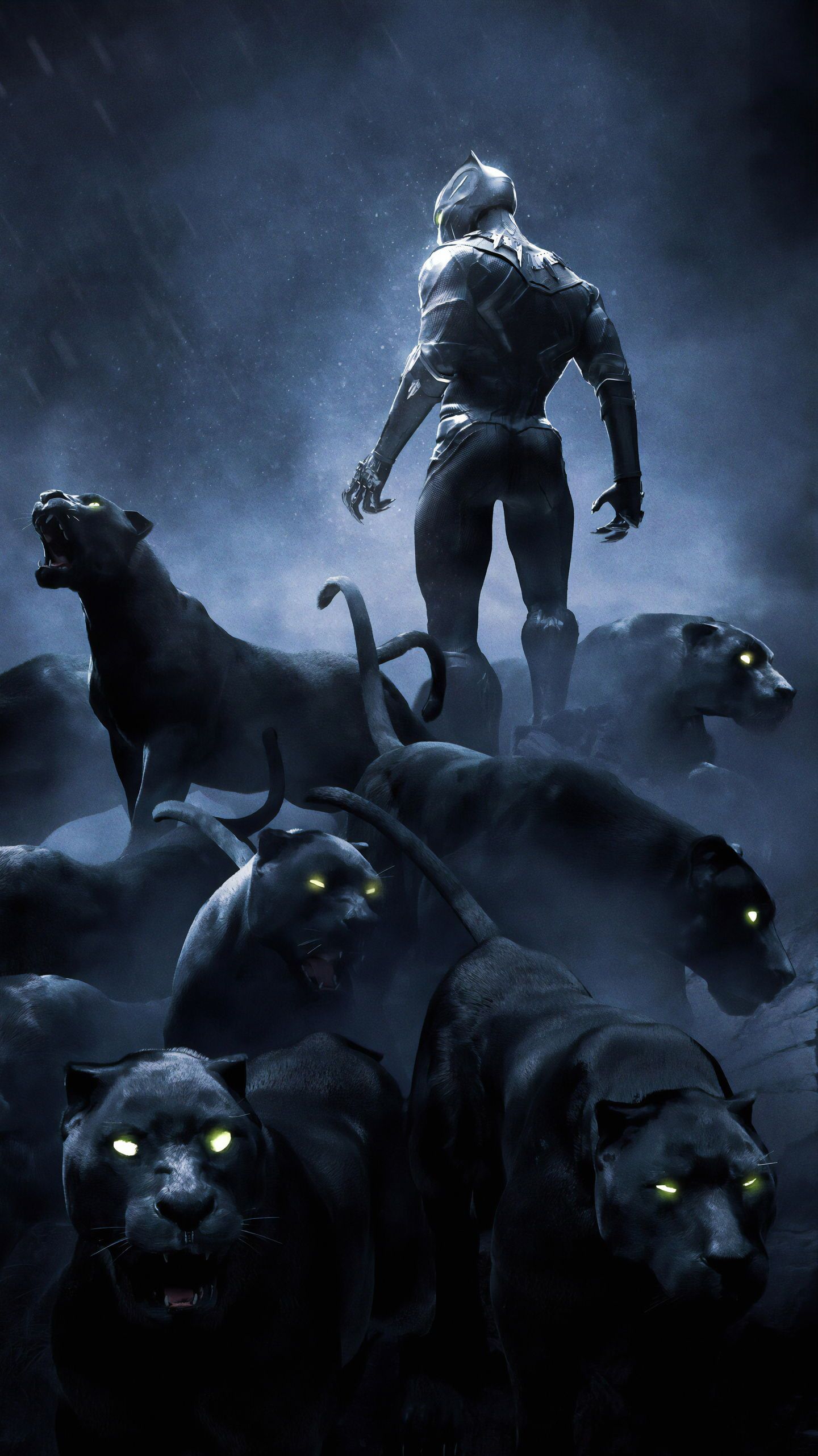 Ultra Hd Black Panther - HD Wallpaper 