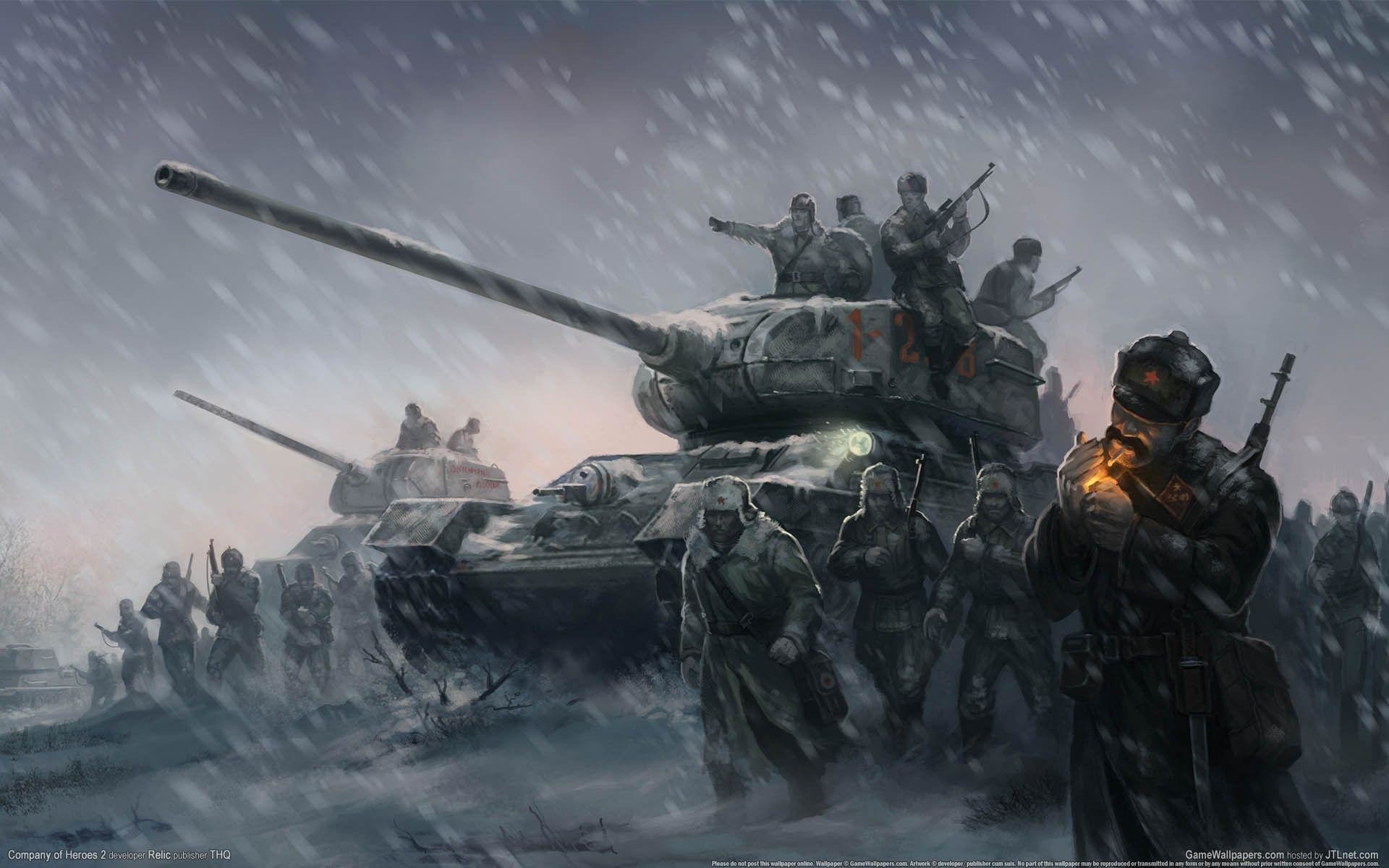 Red Army Image - Company Of Heroes 1 Art - HD Wallpaper 