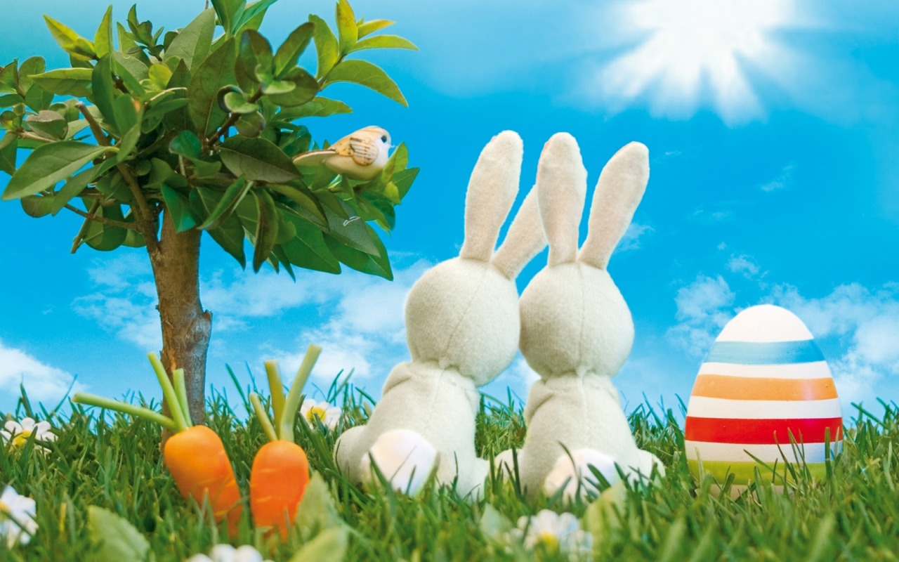 Easter Wallpaper Hd Collection 23 - Easter Bunny - HD Wallpaper 