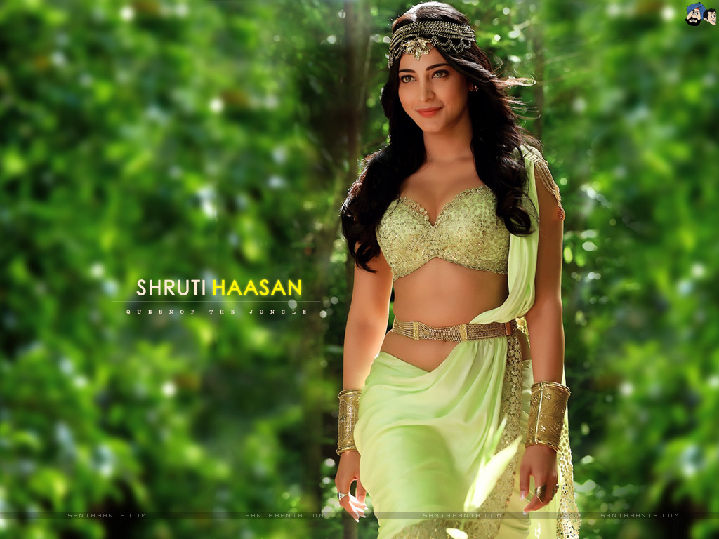 Shruti Haasan - Shruti Hassan Hot Santabanta - HD Wallpaper 