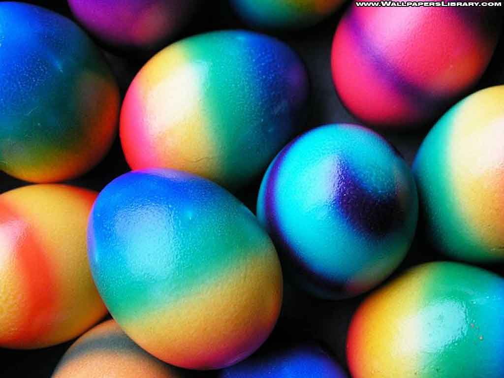Colored Easter Wallpaper - HD Wallpaper 