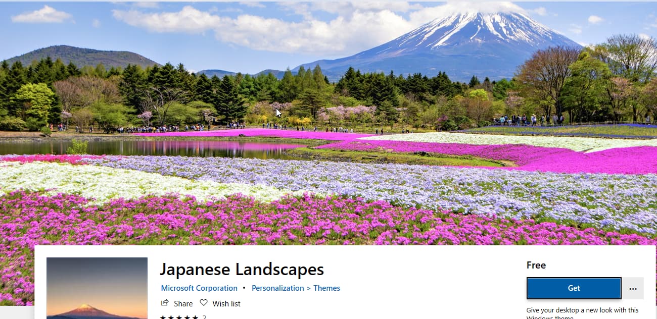 Japanese Landscapes Windows 10 Theme - Japanese Landscape Window 10 - HD Wallpaper 