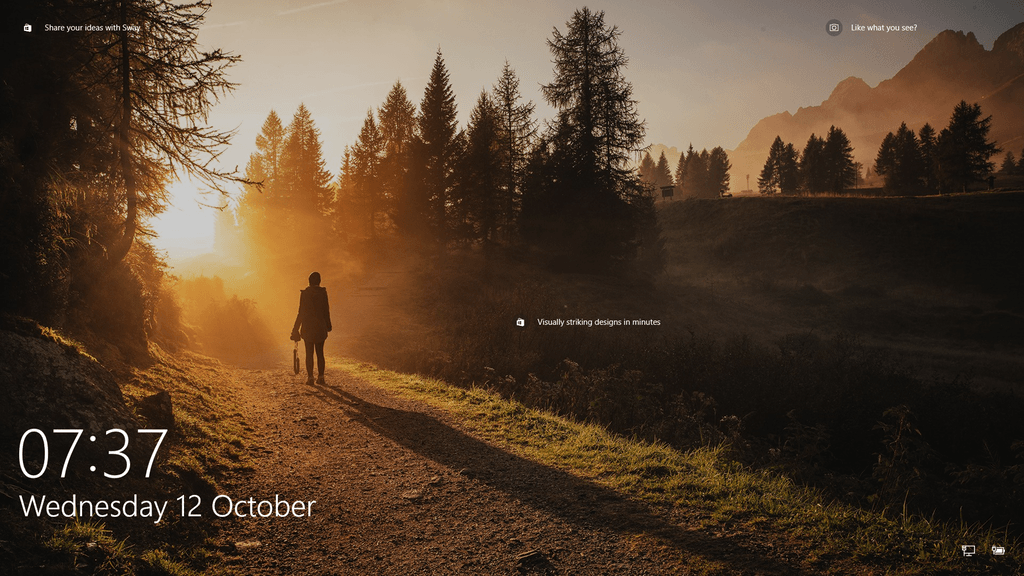 Windows Spotlight Lock Screen Background Picture