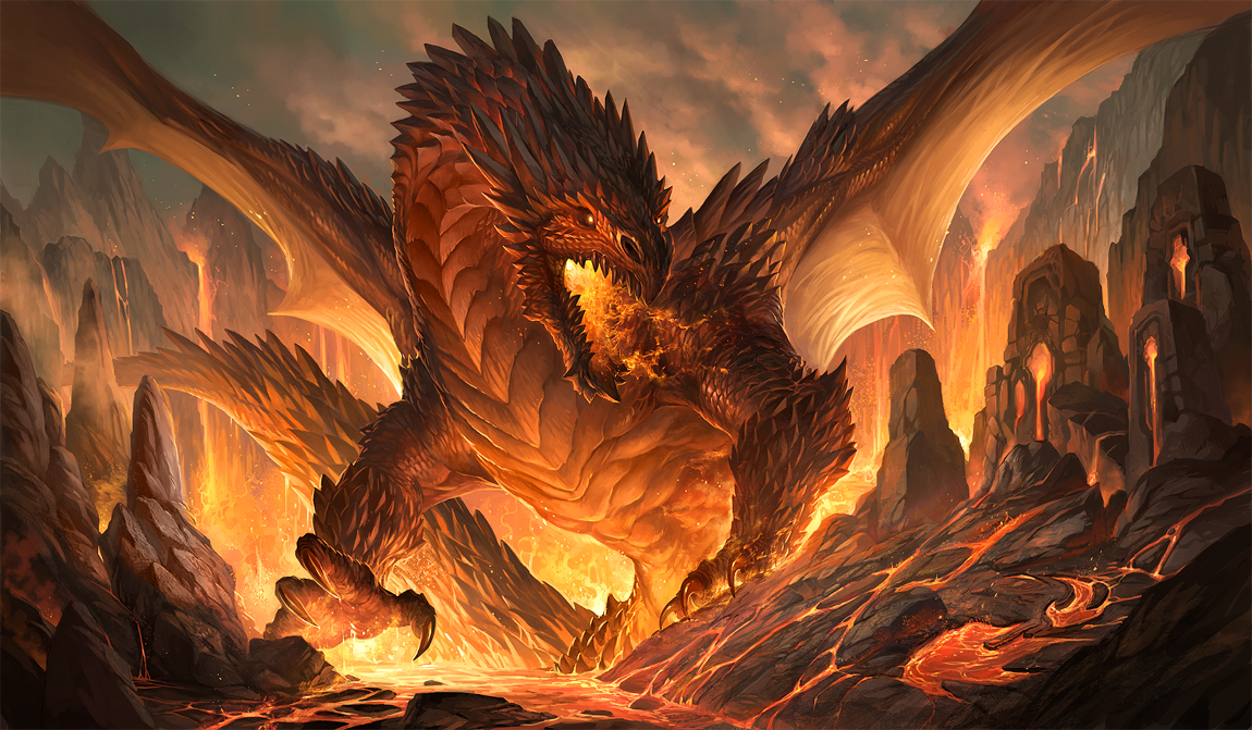 Fire Dragons - HD Wallpaper 