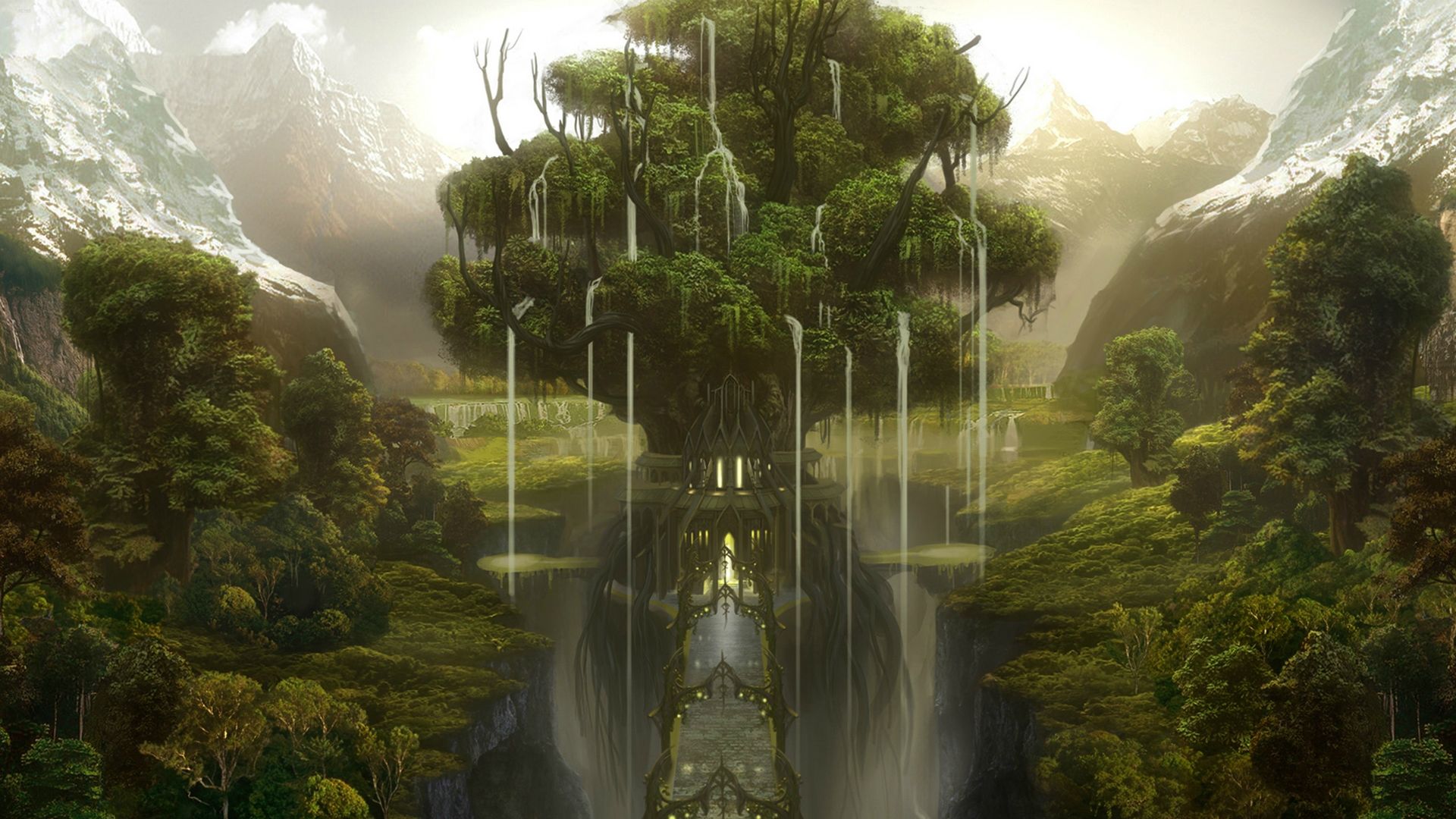 Fantasy Landscape - HD Wallpaper 