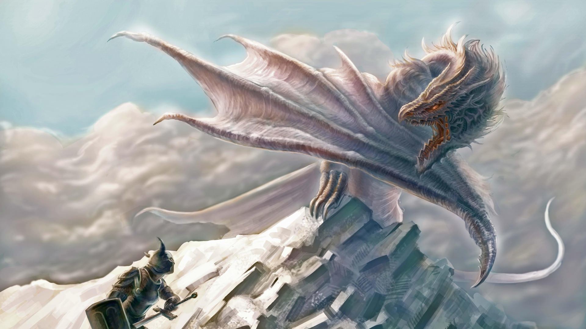 1920x1080, Projection Dragon Wallpaper Design 
 Data - White Dragon Wallpaper Hd - HD Wallpaper 