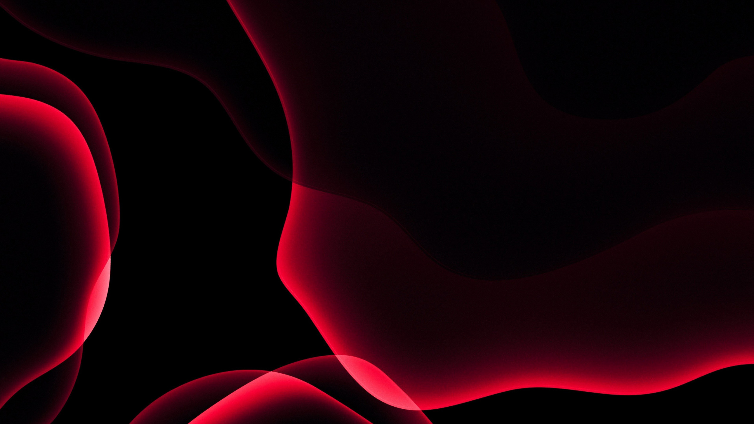 Ios 13 Red Abstract Wallpaper - Ios 13 - HD Wallpaper 
