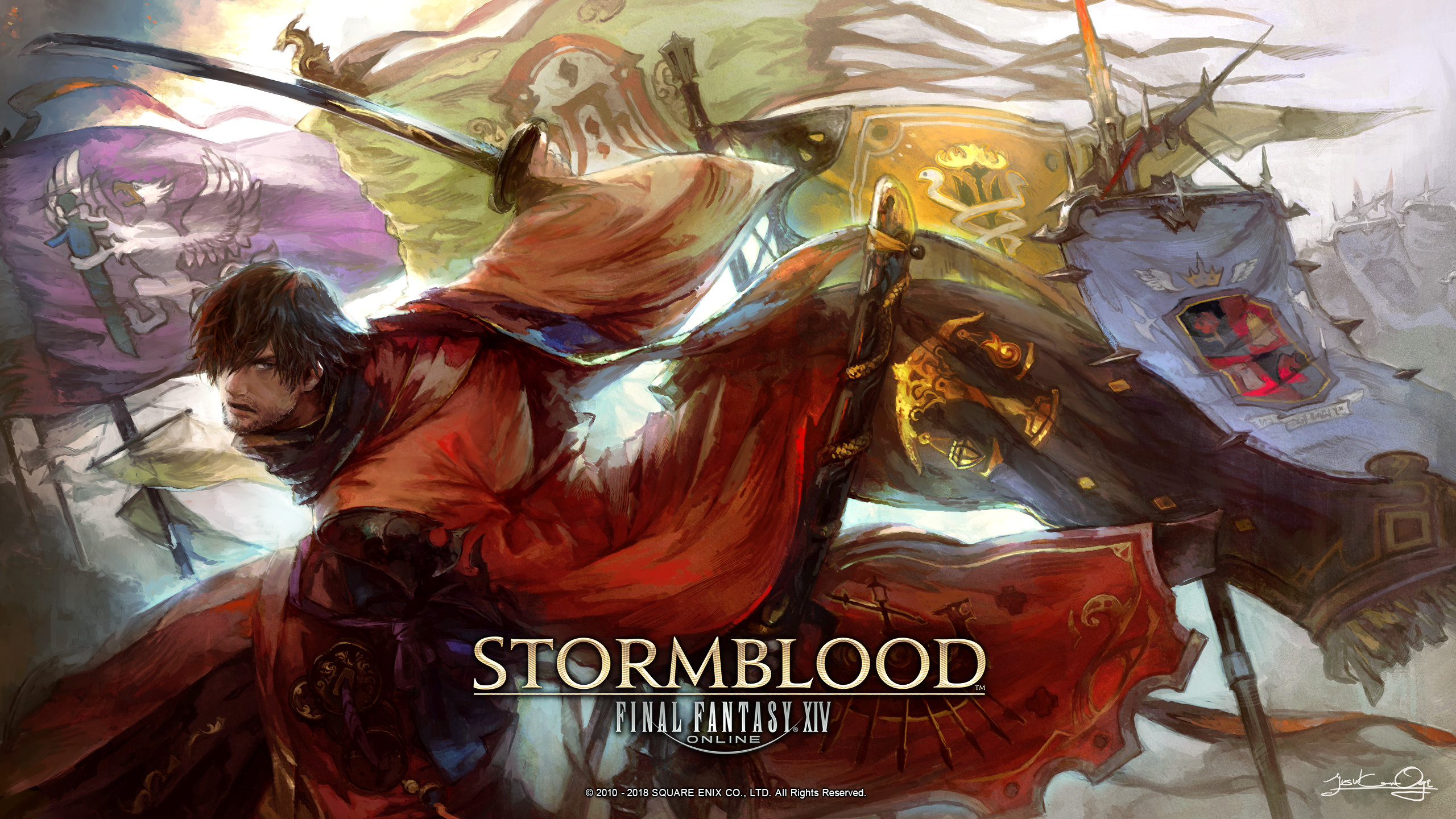 Final Fantasy Xiv Stormblood - HD Wallpaper 