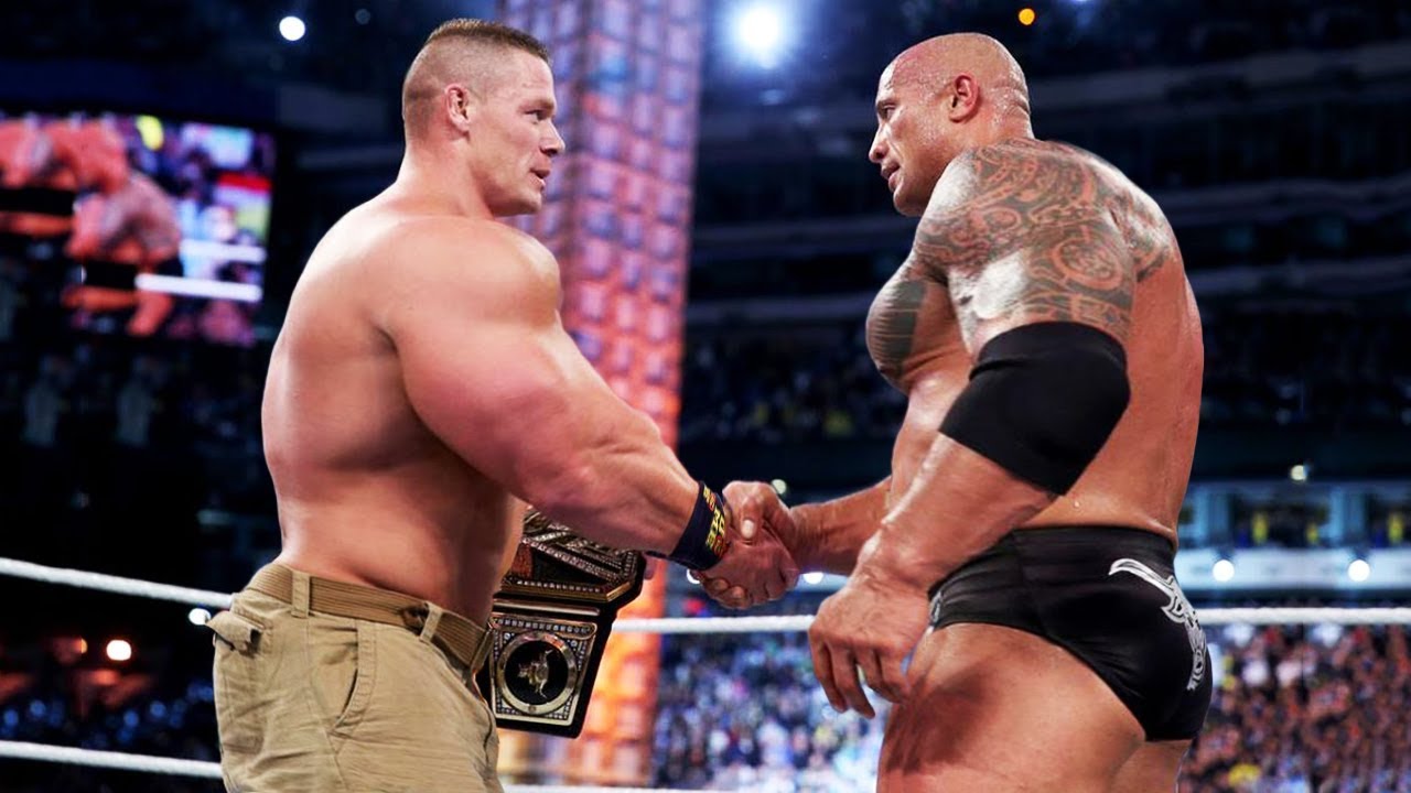 Rock Vs John Cena Wrestlemania 29 - HD Wallpaper 