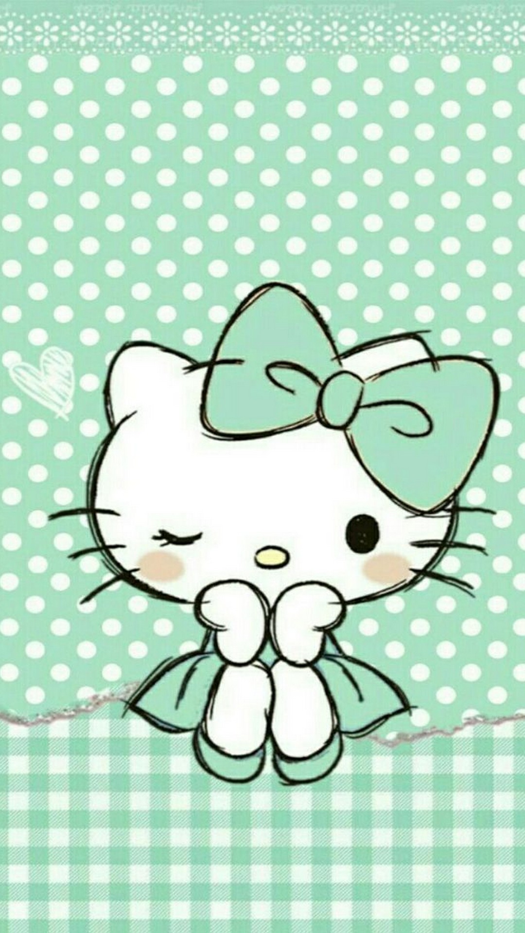 Hello Kitty Wallpaper For Android With Image Resolution - Fondos De Pantalla De Hello Kitty Celular - HD Wallpaper 