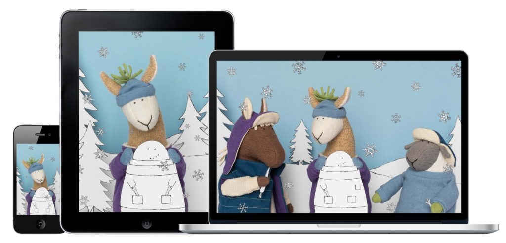 Winter Wallpaper 2017 Fluffmonger - Led-backlit Lcd Display - HD Wallpaper 