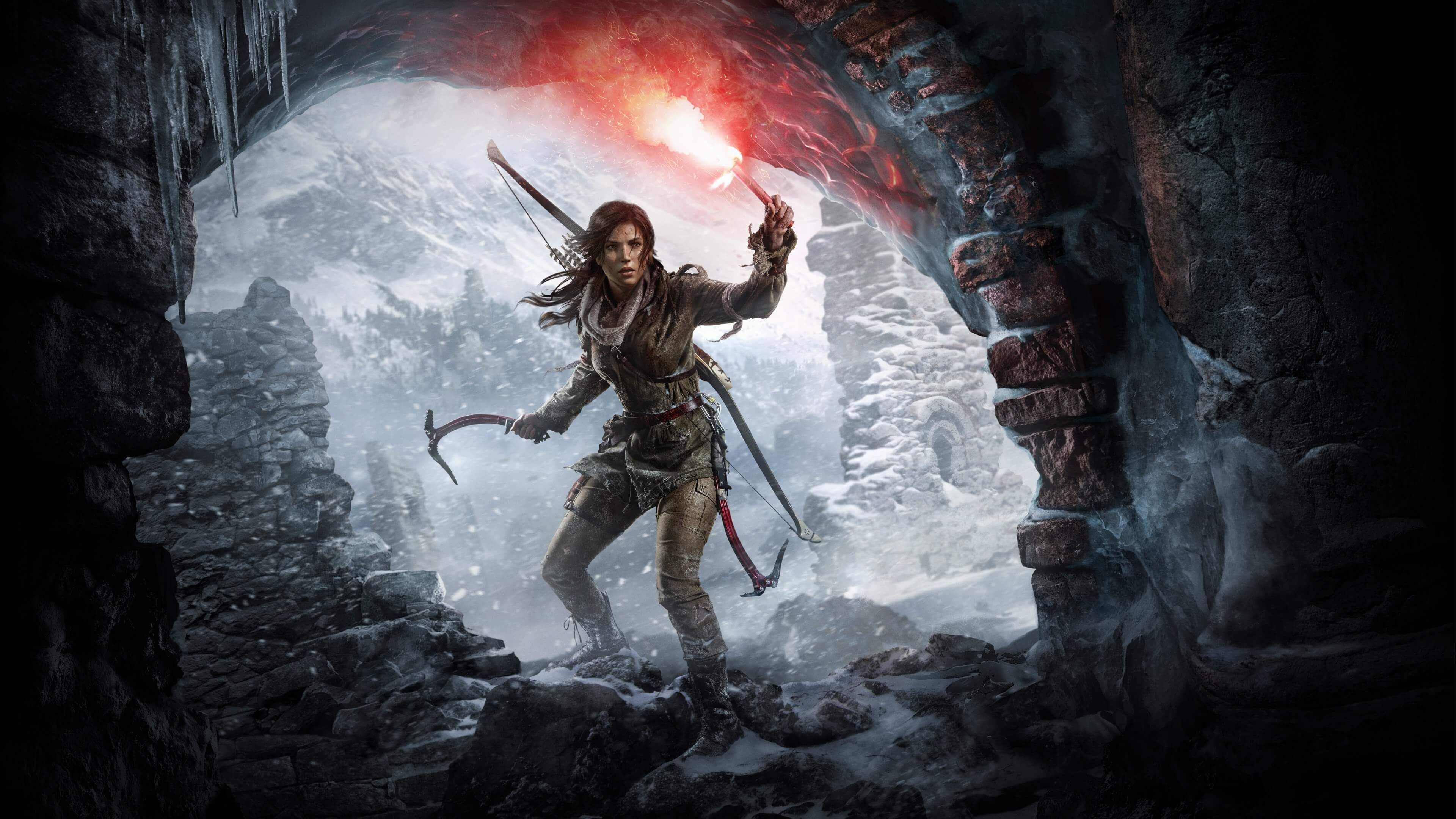 Rise Of The Tomb Raider 4k Wallpaper - Tomb Raider Wallpaper 4k - HD Wallpaper 