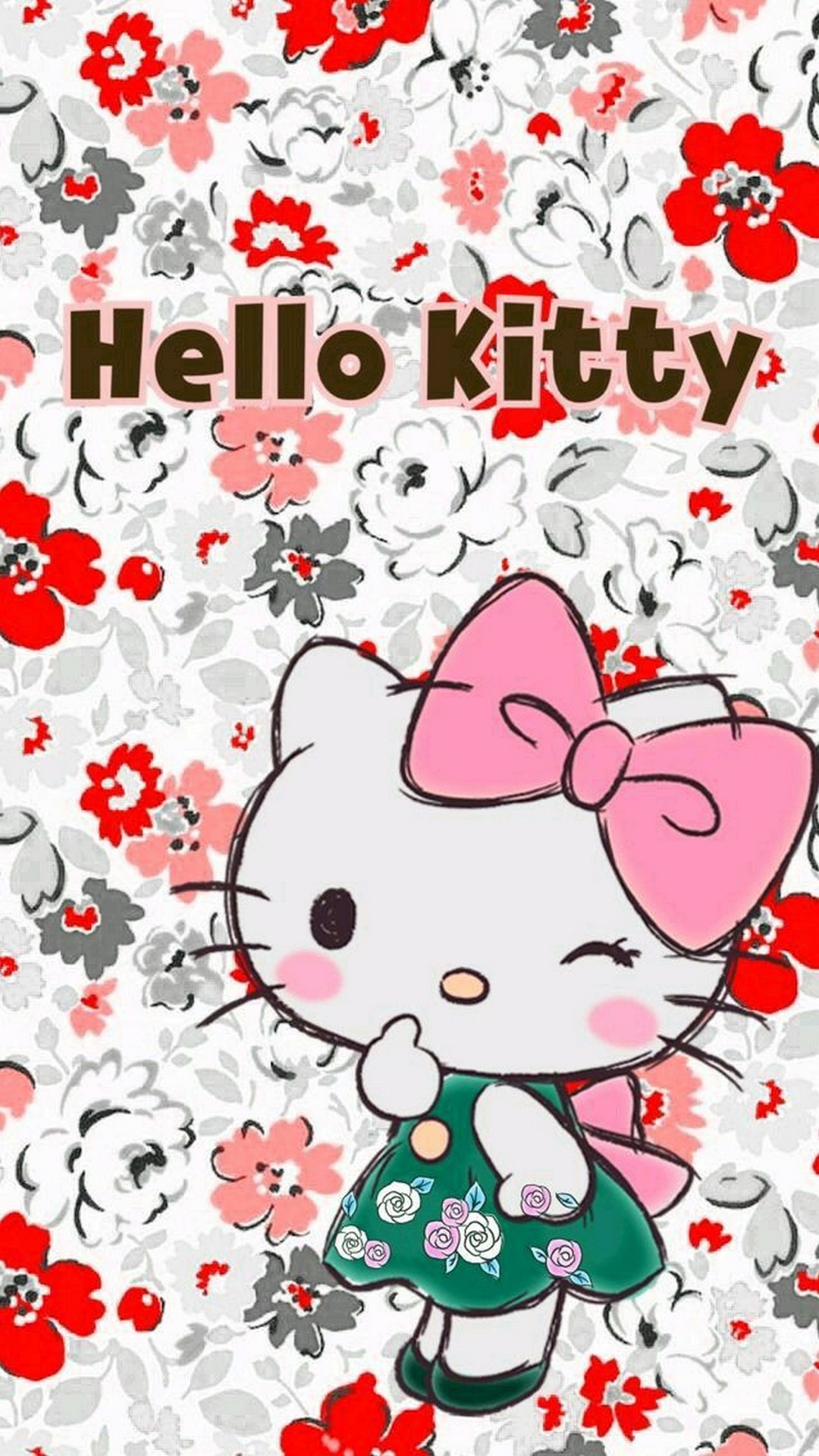 Hello Kitty Characters Wallpaper Android With Image - Gambar Hello Kitty Lucu - HD Wallpaper 