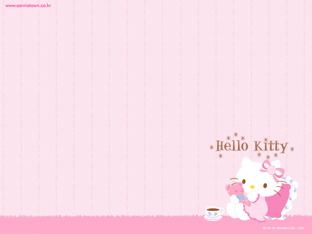 Hello Kitty Wallpaper - Background Hello Kitty Pink - HD Wallpaper 