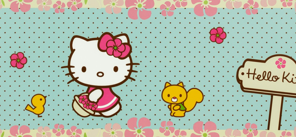 Color Hello Kitty Girl - HD Wallpaper 