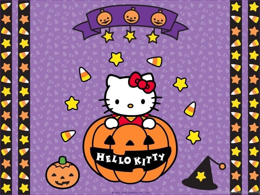 Halloween Hello Kitty Wallpapers Wallpapers Cave Desktop - Hello Kitty Halloween Wallpaper Desktop - HD Wallpaper 
