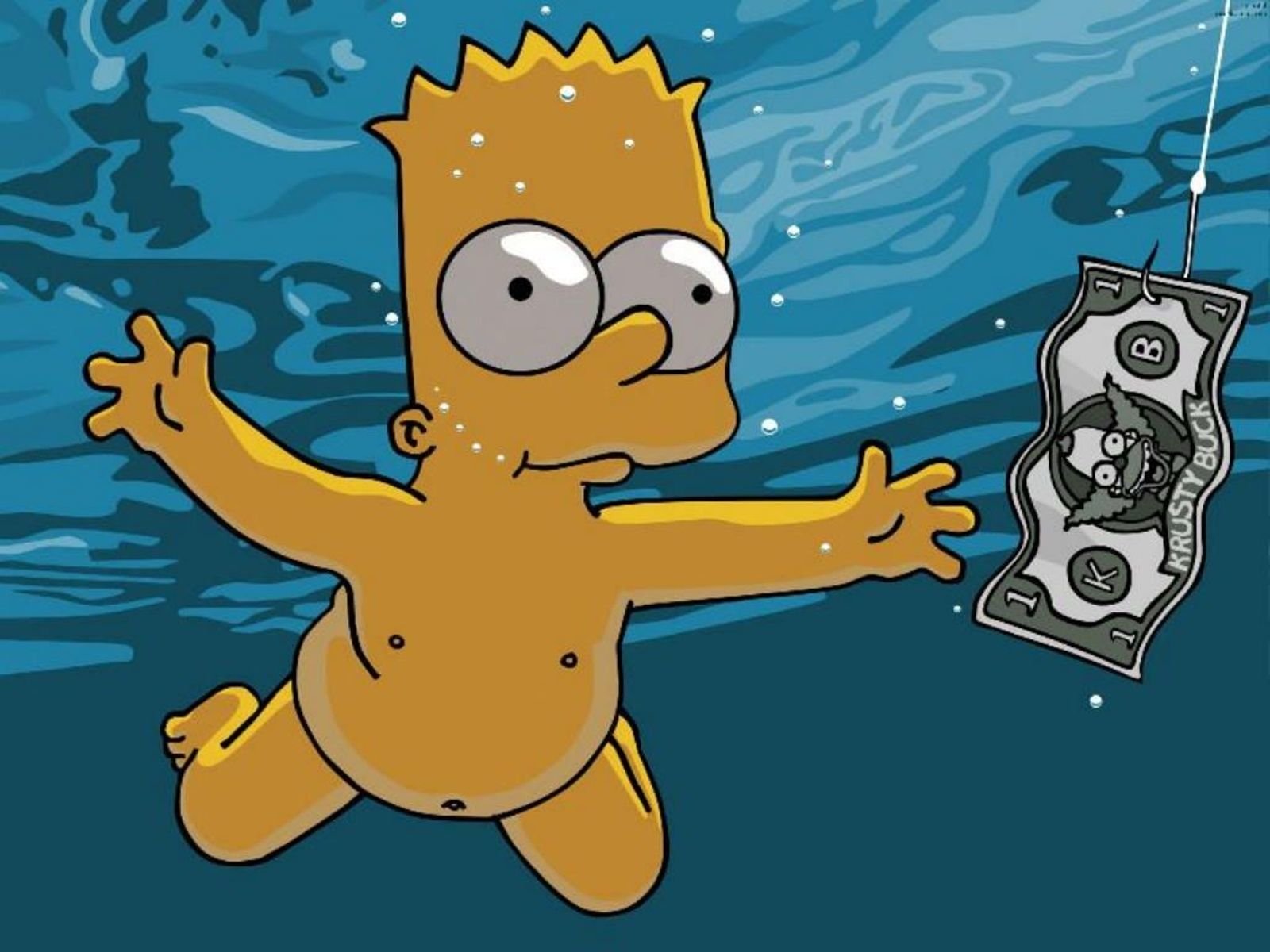 Bart Simpson Nevermind - HD Wallpaper 
