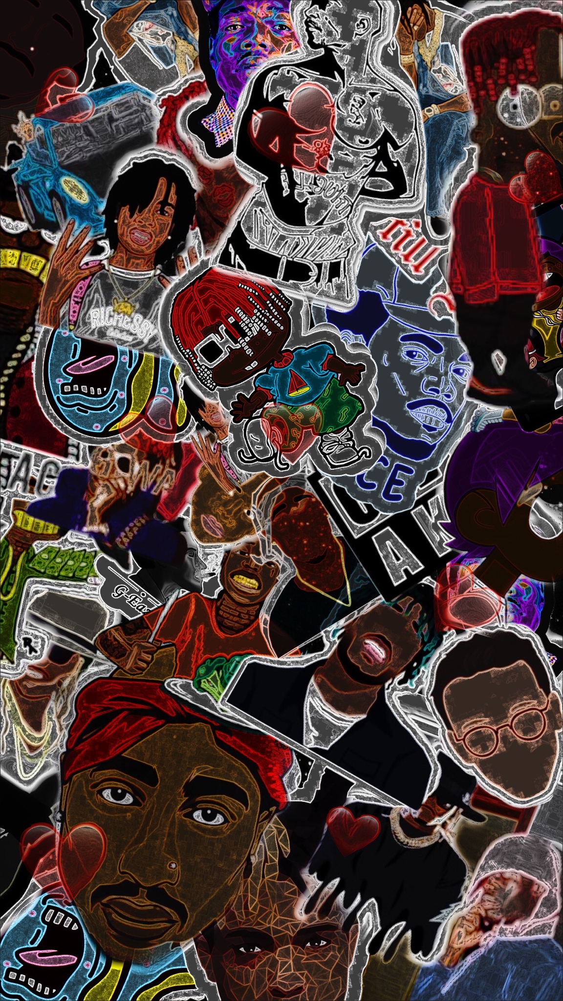Cartoon Rapper Wallpaper Iphone - 1152x2048 Wallpaper 
