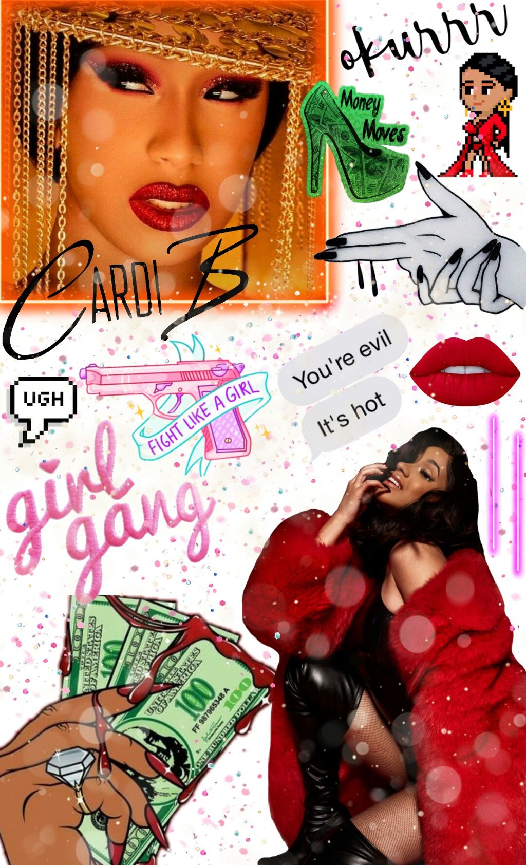 Cardi B Money - HD Wallpaper 