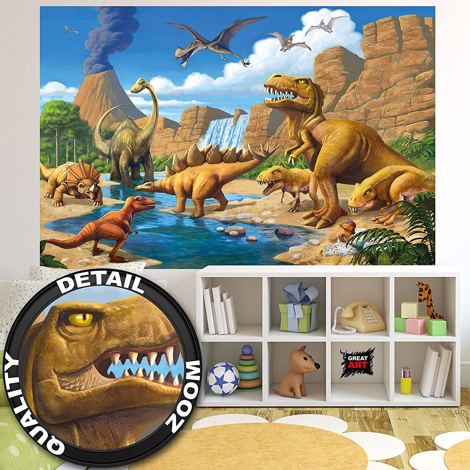 Dinosaurier Tapete - HD Wallpaper 