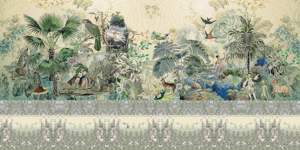 Wallpaper Vintage Peacock Vintage Peacock 1024x511 Wallpaper
