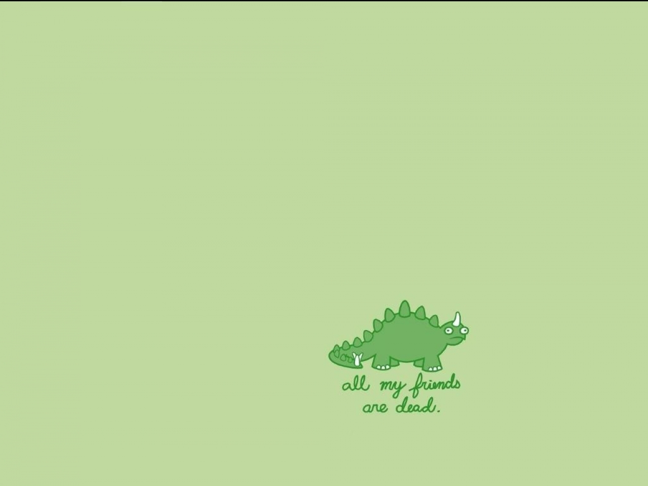 My Friends Are Dead Dinosaur - HD Wallpaper 
