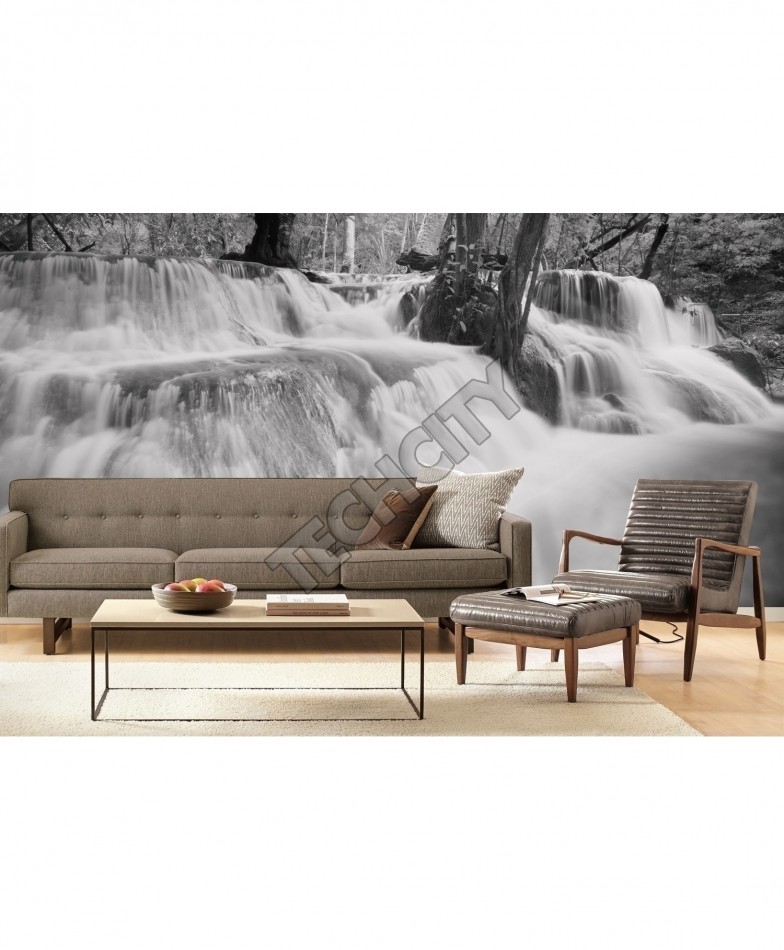 3d Fast Flowing Water Wallpaper Bns-302 - Oriental Waterfall - HD Wallpaper 