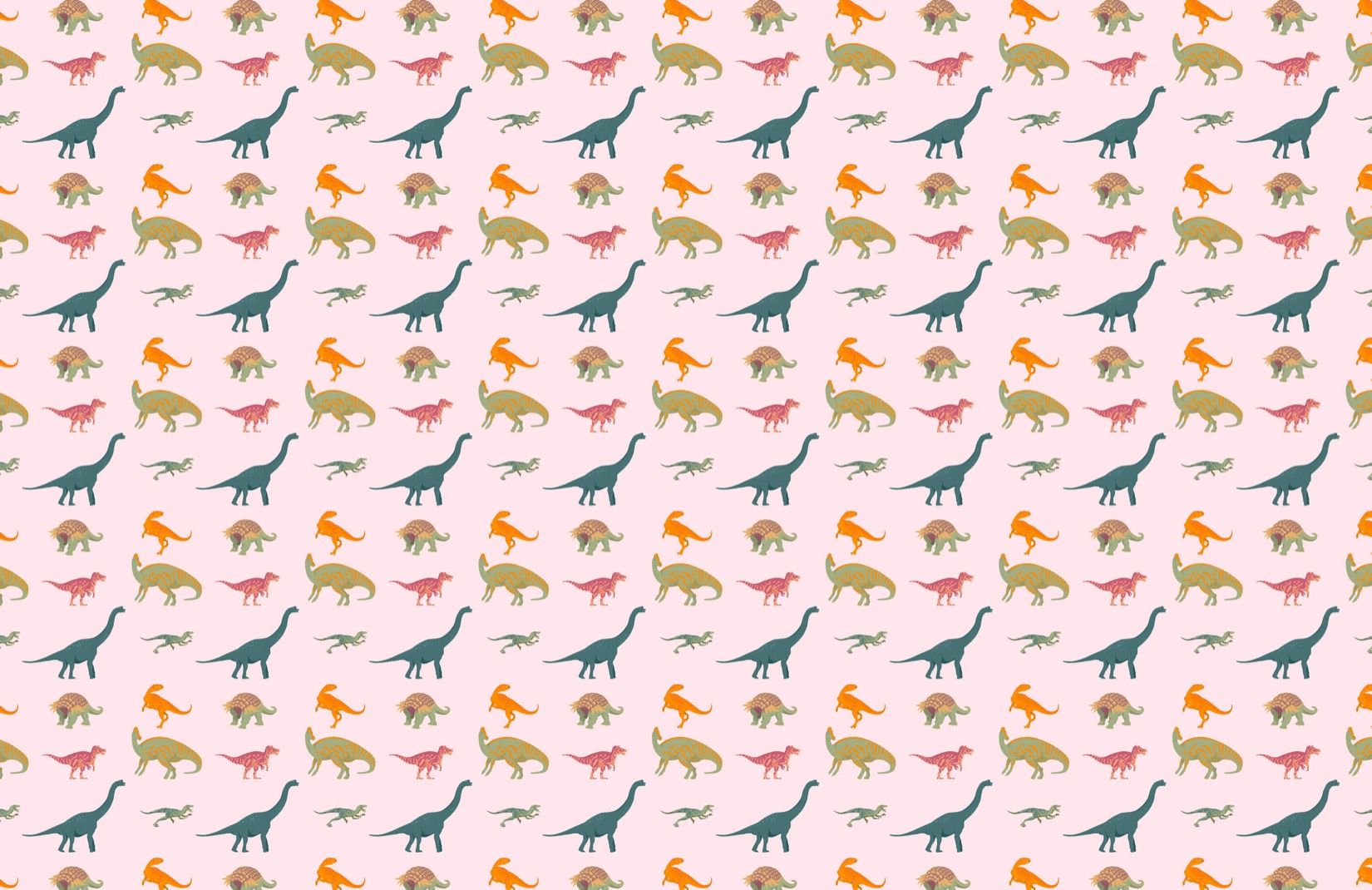 Pink Dinosaur Wallpaper - Dinosaur Cute Background Hd - HD Wallpaper 