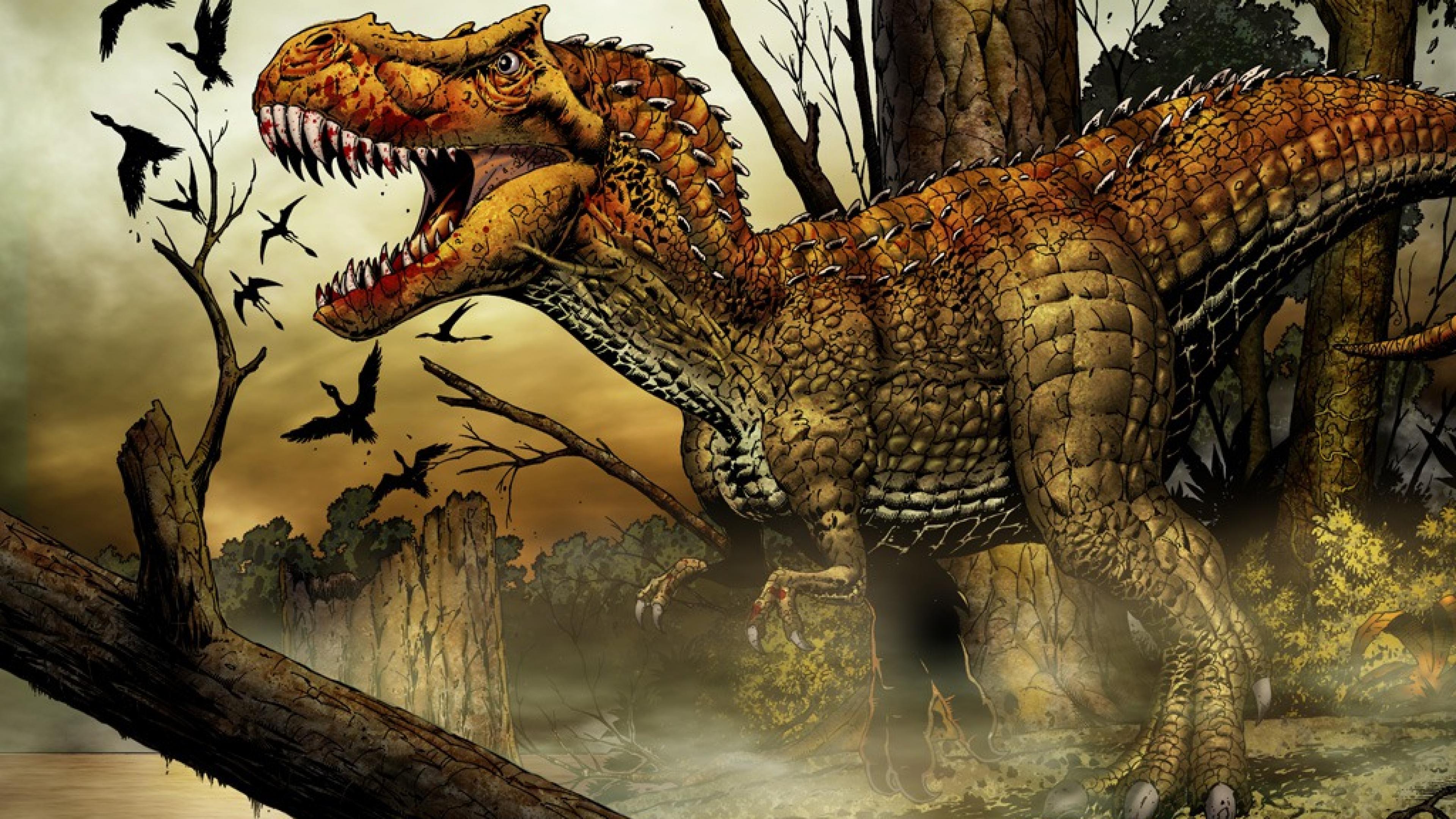 Dinosaurs T Rex - HD Wallpaper 