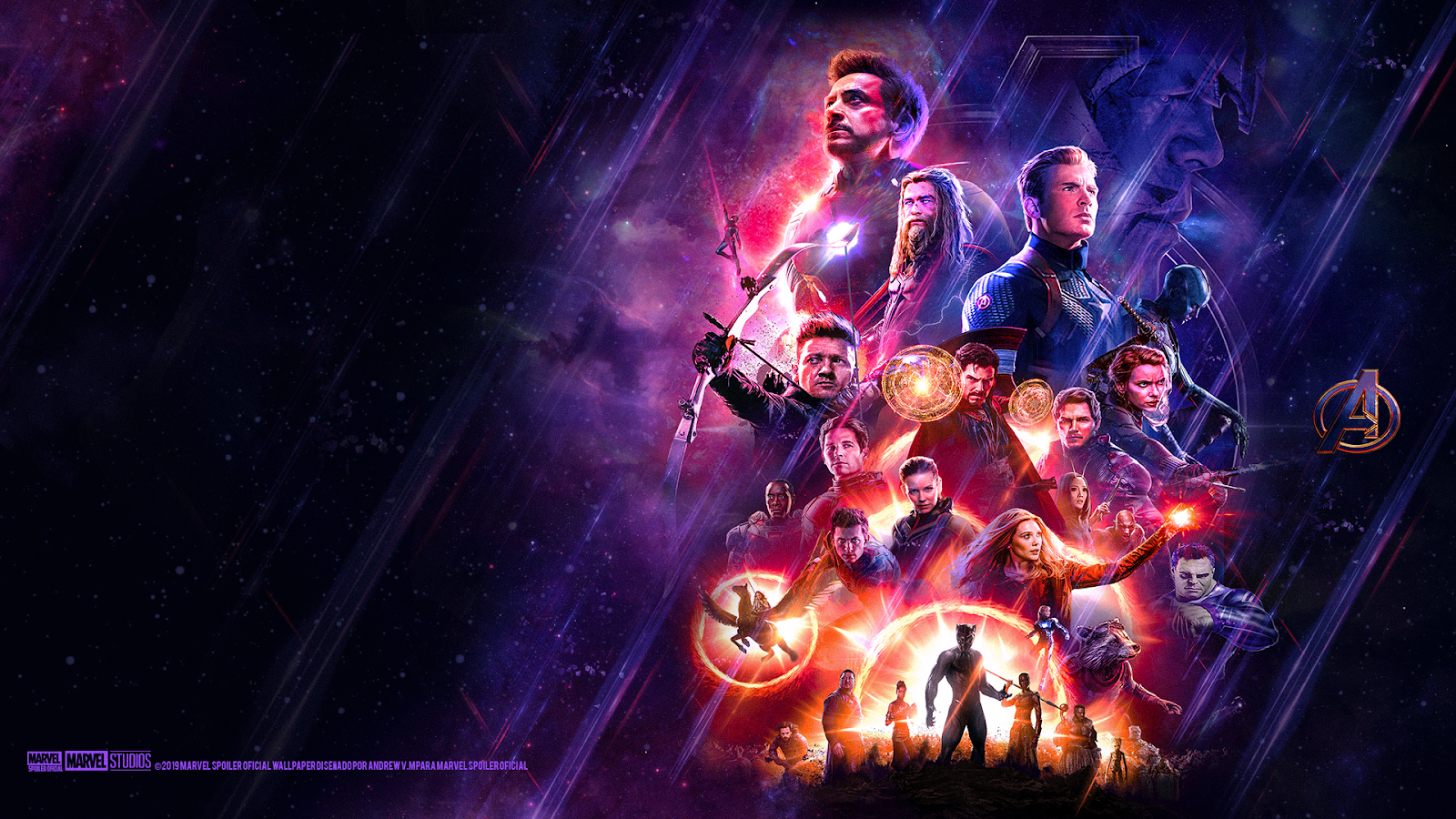 Avengers Endgame Portals Poster - HD Wallpaper 