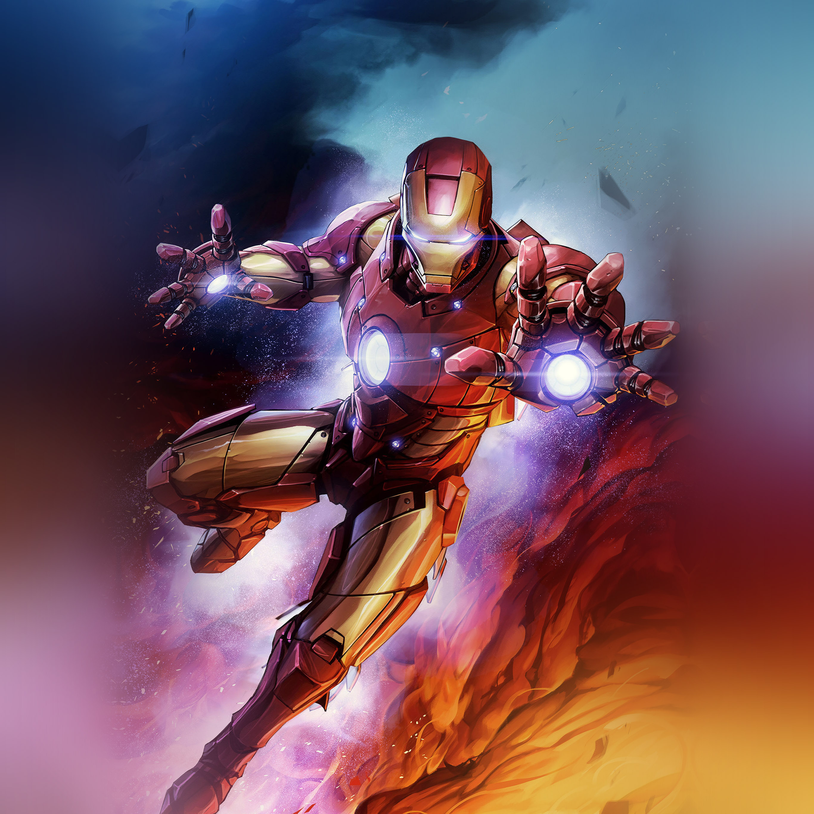 Marvel Wallpaper Iron Man - HD Wallpaper 