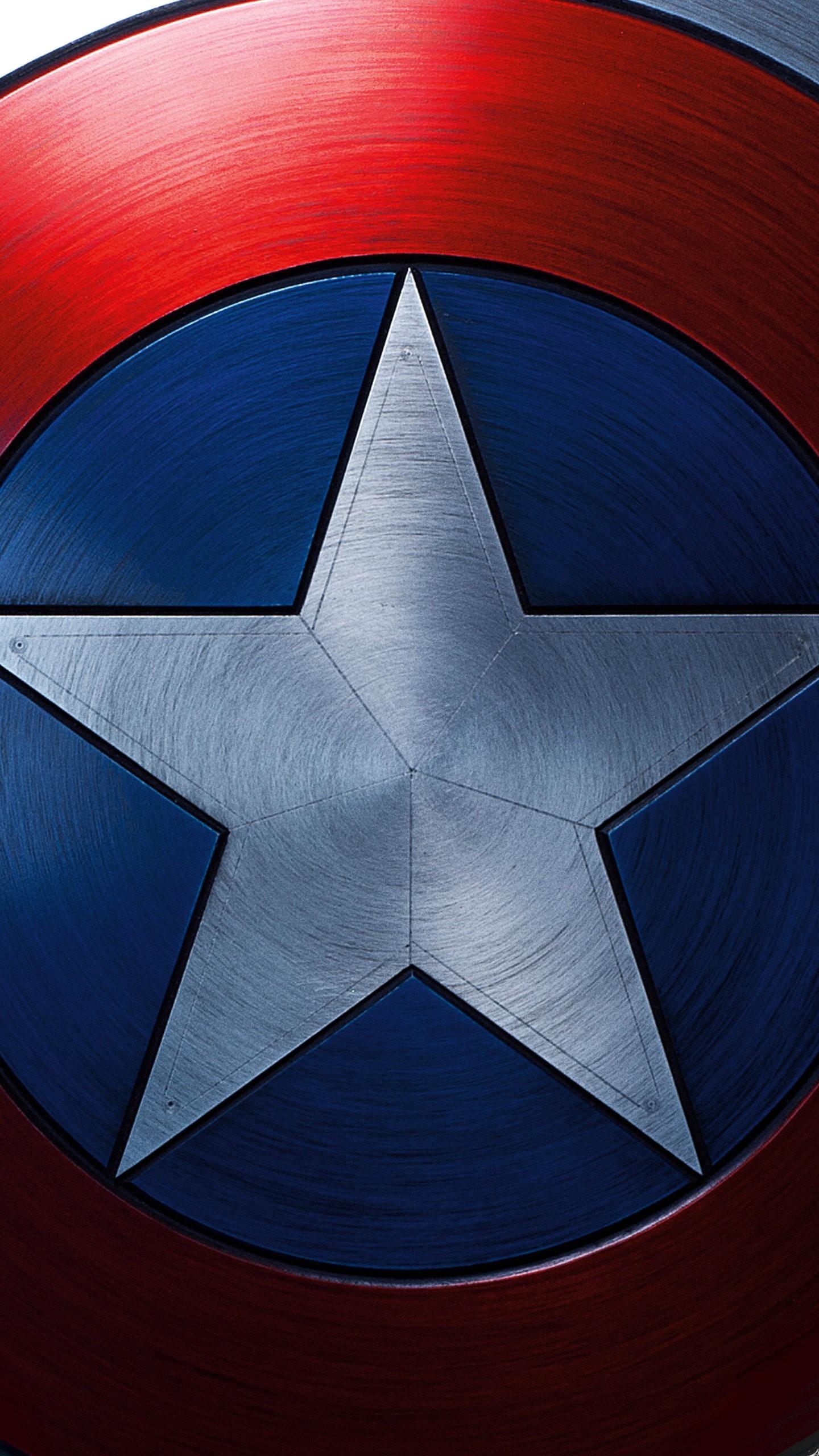 Marvel Wallpaper For Iphone - Captain America Shield Wallpaper Iphone - HD Wallpaper 