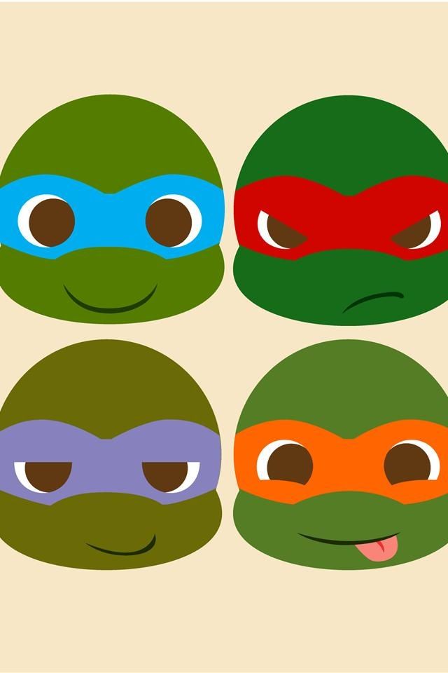 160 Best Wallpapers Images On Wallpaper Backgrounds - Cute Cartoon Ninja Turtles - HD Wallpaper 