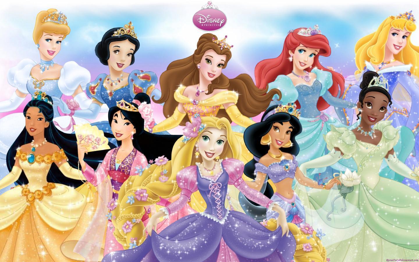 Disney Princess Group - Disney Princess - HD Wallpaper 